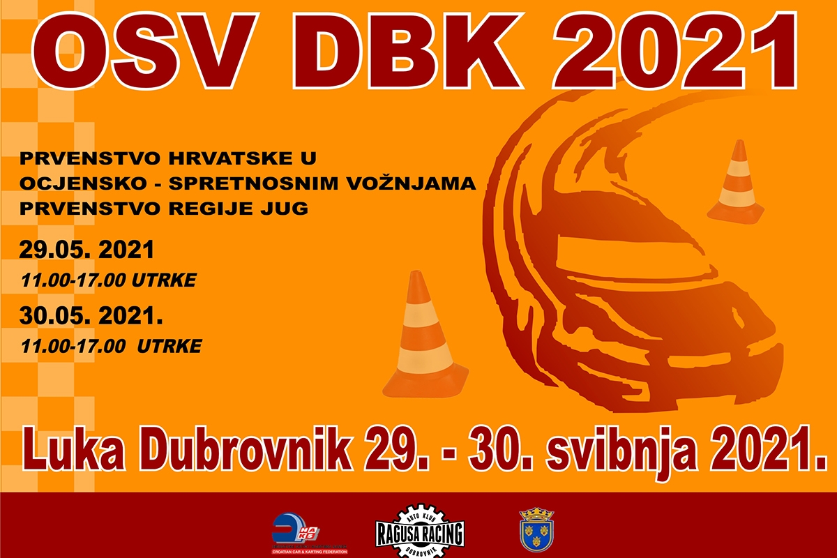 Sljedeći vikend u Luci Dubrovnik utrke Prvenstva Hrvatske u ocjensko spretnosnim vožnjama