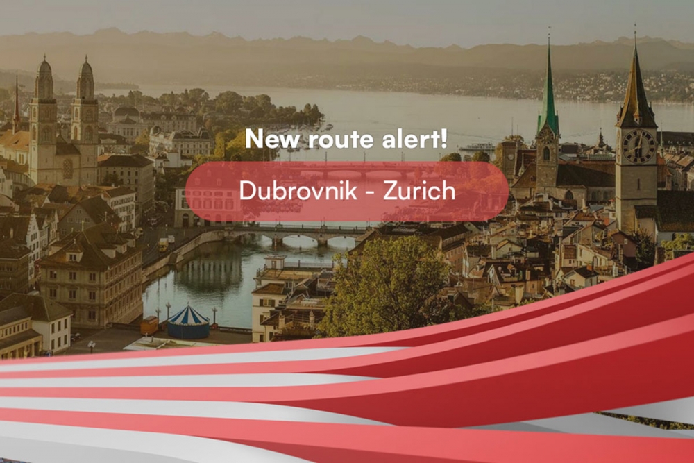 Zračna luka Ruđer Bo&scaron;ković; Od 17. travnja Zurich i Dubrovnik povezivat će do pet letova tjedno