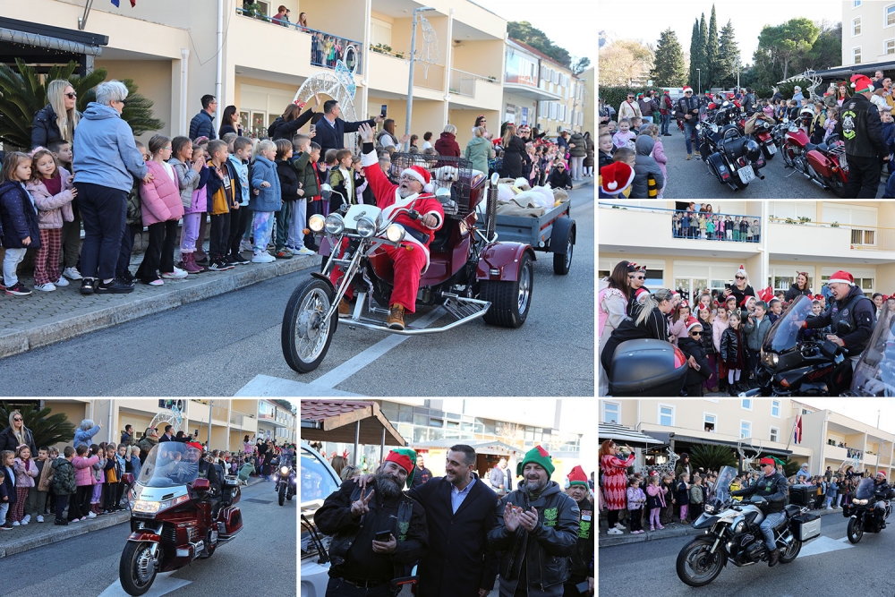 Motomrazovi tradicionalno obi&scaron;li župski vrtić i darivali najmlađe Župljane (FOTOGALERIJA / VIDEO)